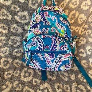 Mini Blue Vera Bradley backpack